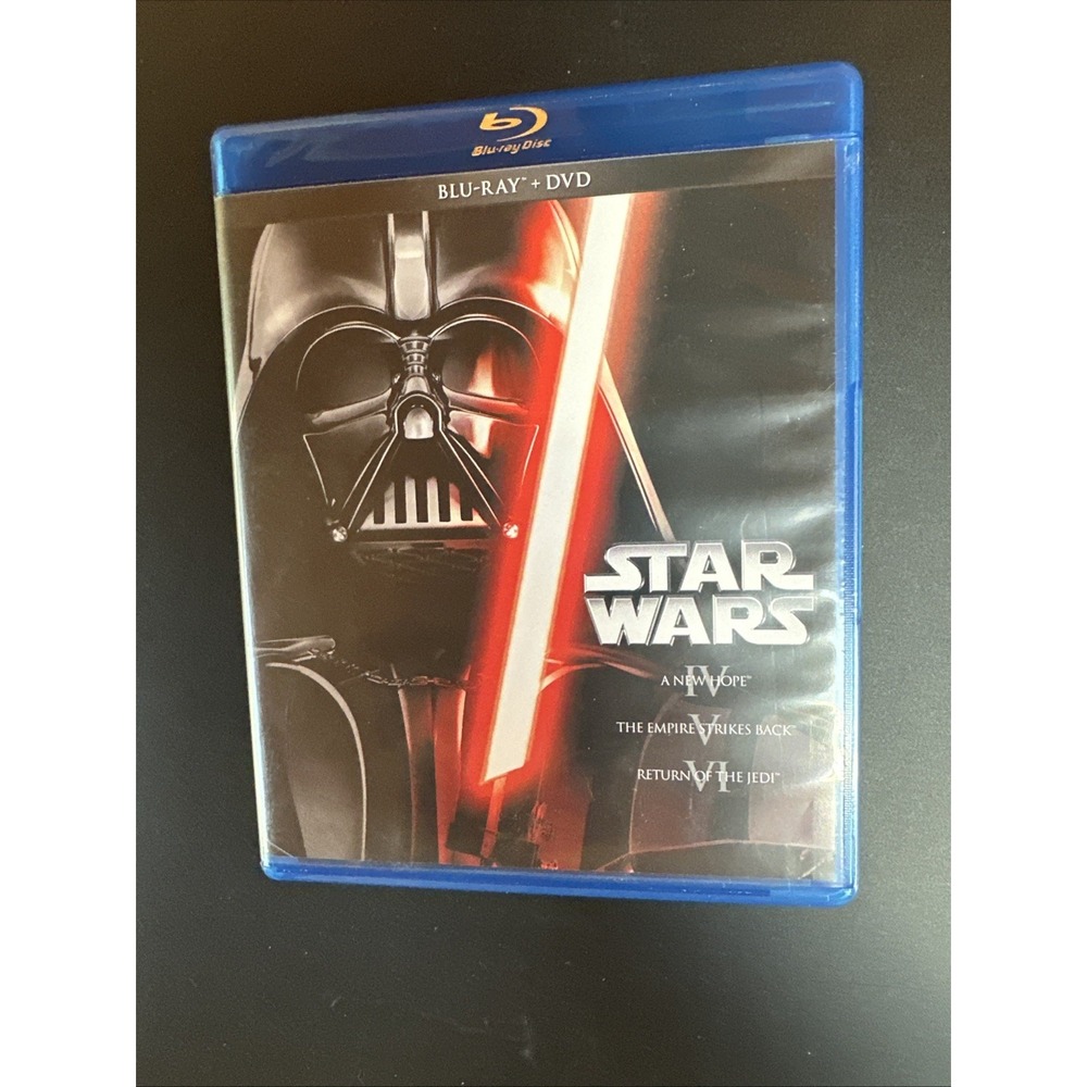 Star Wars Trilogy (Blu-ray/DVD, 2013, 6-Disc Set) Sci-Fi Fantasy